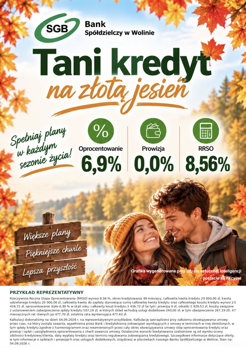 Ulotka reklamowa kredytu 